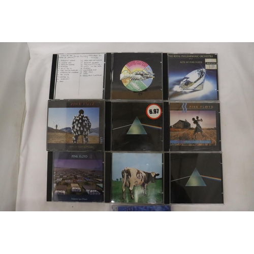 1019 - TEN PINK FLOYD CD ALBUMS