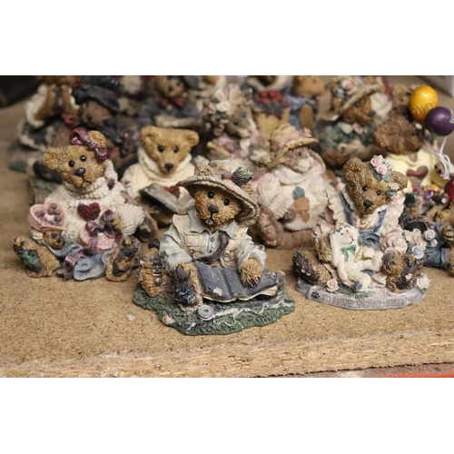 1081 - A LARGE QUANTITY OF RESIN BOYDS BEARS AND FRIENDS LIMITED EDITIONS