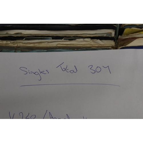 1105 - A VERY LARGE QUANTITY OF 45 RPM VINYL SINGLE RECORDS TO INCLUDE, SQUEEZE, THE POLICE, SOFT CELL, CHA... 