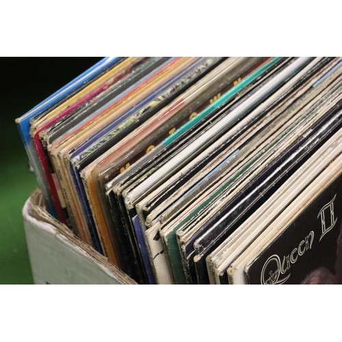 1108 - A COLLECTION OF VINLY LP RECORDS AND 12 INCH SINGLES TO INCLUDE BLONDIE, 15 QUEEN ALBUMS, DAVID BOWI... 