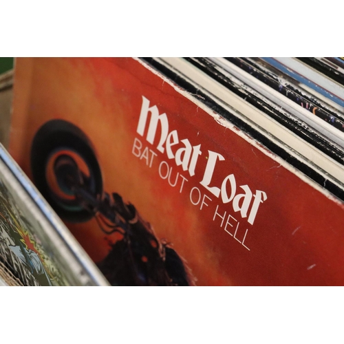 1116 - A LARGE COLLECTION OF VINYL LP RECORDS TO INCLUDE MEAT LOAF, SUPERTRAMP, THE WAR OF THE WORLDS, 10CC... 