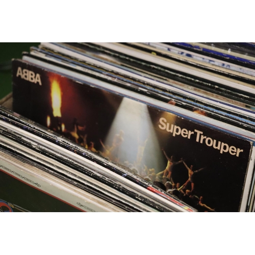 1116 - A LARGE COLLECTION OF VINYL LP RECORDS TO INCLUDE MEAT LOAF, SUPERTRAMP, THE WAR OF THE WORLDS, 10CC... 