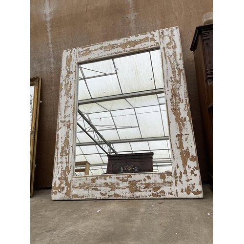 3015 - MODERN LARGE SHABBY CHIC MIRROR