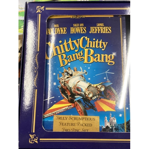 449A - AN AS NEW AND BOXED CHITTY CHITTY BANG BANG, LIMITED EDITION DVD SET TO INCLUDE A CORGI CAR, SOUNDTR... 