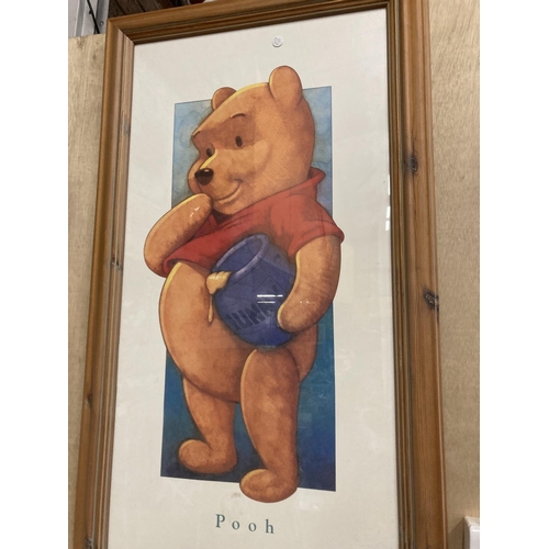 1007 - A LARGE PORTRAIT OF WINNIE THE POOH - 42 X 23