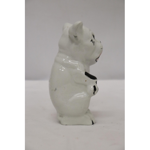 115 - A 1920'S 'BONZO' POTTERY DOG, HEIGHT 18CM