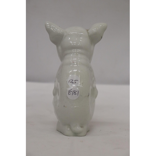 115 - A 1920'S 'BONZO' POTTERY DOG, HEIGHT 18CM