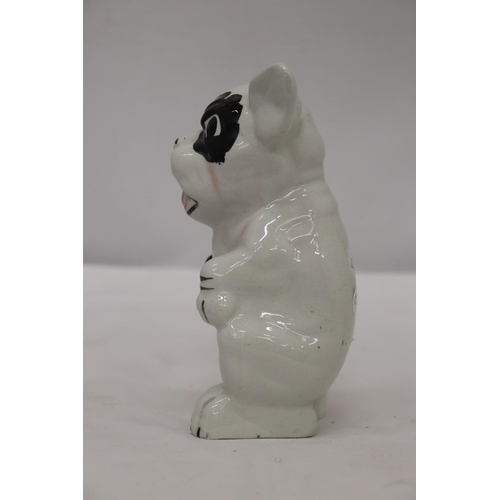 115 - A 1920'S 'BONZO' POTTERY DOG, HEIGHT 18CM