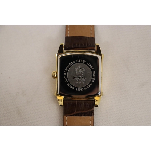 116 - A 'ROYAL LONDON' BOXED WRISTWATCH, WORKING AT TIME OF CATALOGUE, NO WARRANTY GIVEN