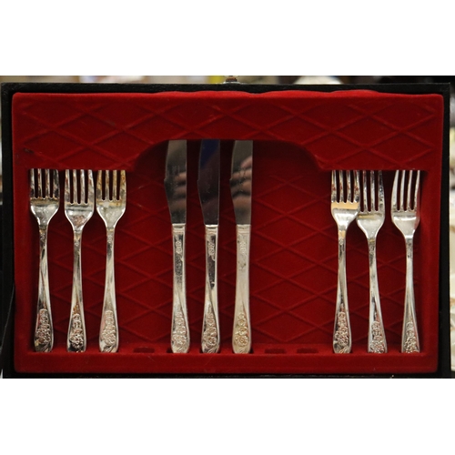 138 - A QUANTITY OF FLATWARE TO INCLUDE A PART CANTEEN OF CUTLERY