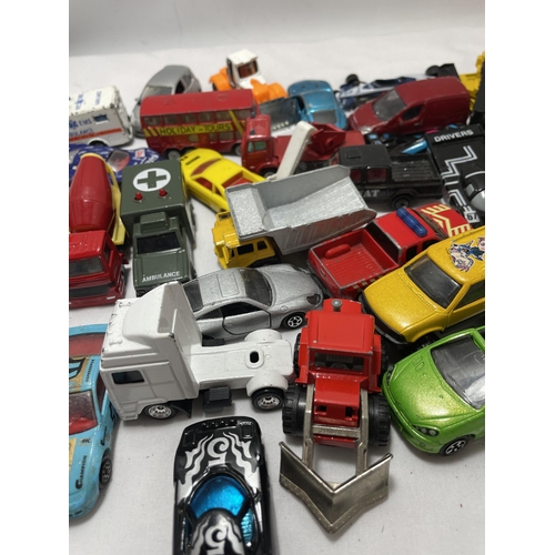 339 - A LARGE COLLECTION OF DIECAST TOY VEHICLES TO INCLUDE SIKU AND MAJORETTE