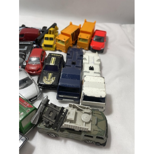 339 - A LARGE COLLECTION OF DIECAST TOY VEHICLES TO INCLUDE SIKU AND MAJORETTE