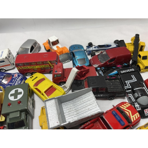 339 - A LARGE COLLECTION OF DIECAST TOY VEHICLES TO INCLUDE SIKU AND MAJORETTE