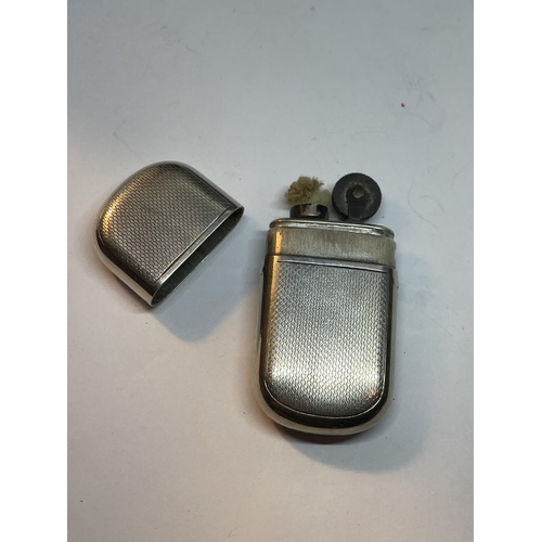 617 - A HALLMARKED BIRMINGHAM SILVER CIGARETTE LIGHTER