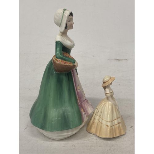 723 - A MINIATURE COALPORT FIGURE 