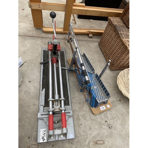 1776 - TWO MANUAL TILE CUTTERS