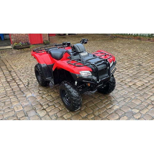 1 - 2018 HONDA TRX420FA6 FOURTRAX RANCHER  AUTOMATIC DCT QUAD BIKE CAN BE SWITCED FROM 2 TO 4 WHEEL DRIV...