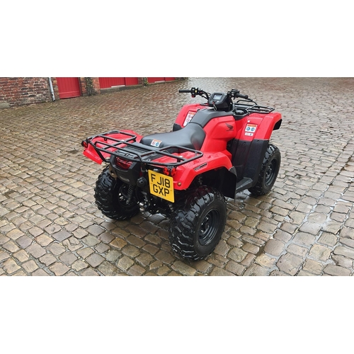 1 - 2018 HONDA TRX420FA6 FOURTRAX RANCHER  AUTOMATIC DCT QUAD BIKE CAN BE SWITCED FROM 2 TO 4 WHEEL DRIV... 