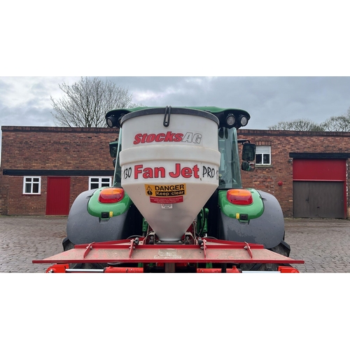 15 - BROWNS GRASSMASTER SPRING TINE GRASS HARROWS WITH STOCKS FAN JET PRO 130 AIR SEEDER SERIAL NUMBER 77... 