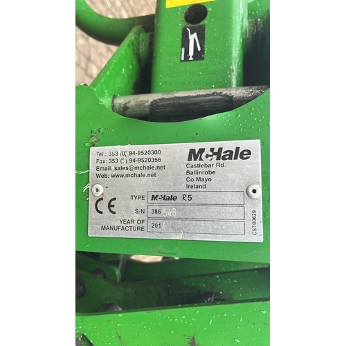 21 - 2014 MCHALE R5 BALE SQUEEZE SERIAL NUMBER 386548 + VAT