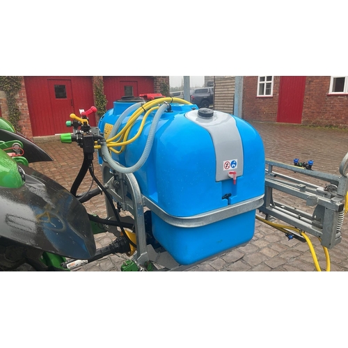 3 - 2018 ZAKLAD P329 600 LITRE  MOUNTABLE FIELD SPRAYER WITH OPERATORS MANUAL + VAT