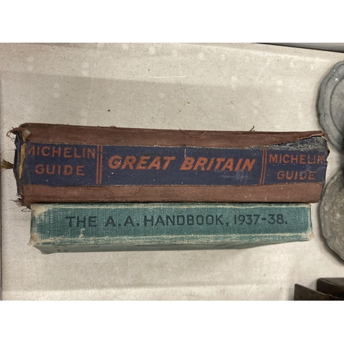 274 - THE AA HANDBOOK 1937-38 AND A MICHELIN GUIDE 10TH EDITION 1925