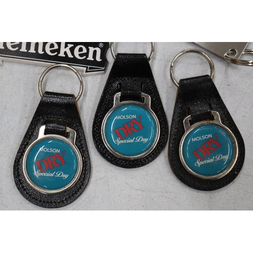 278 - THIRTEEN BREWERY KEY RINGS