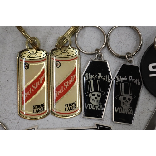 278 - THIRTEEN BREWERY KEY RINGS