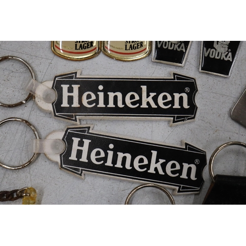 278 - THIRTEEN BREWERY KEY RINGS