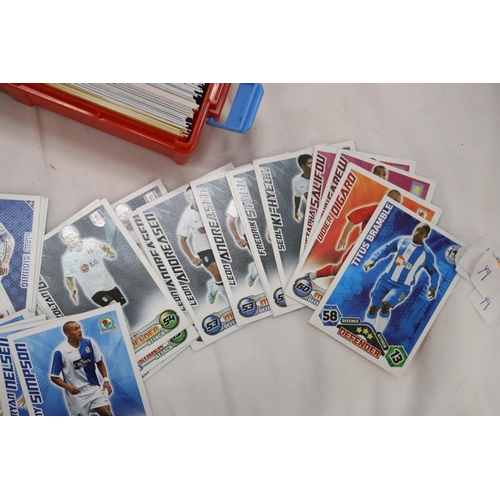 279 - A LARGE QUANTITY OF TOPPS MATCH ATTAX MINT TRADING CARDS