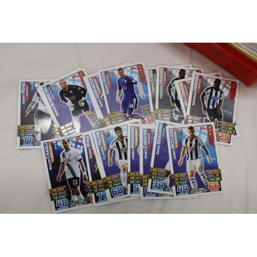 279 - A LARGE QUANTITY OF TOPPS MATCH ATTAX MINT TRADING CARDS