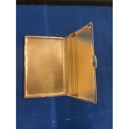 30 - A DUNHILL LONDON HALLMARKED BIRMINGHAM SILVER CIGARETTE CASE