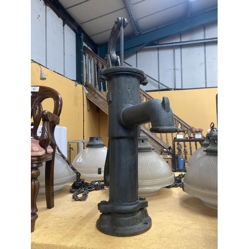 54 - A VINTAGE STYLE CAST WATER PUMP