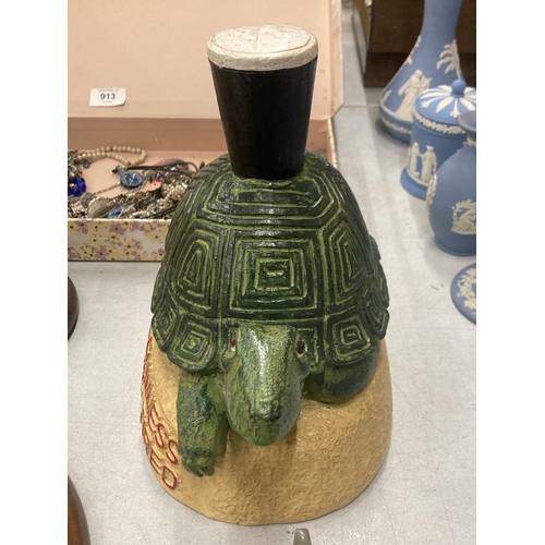 914 - A LARGE GUINNESS RESIN TORTOISE ADVERTISING FIGURE