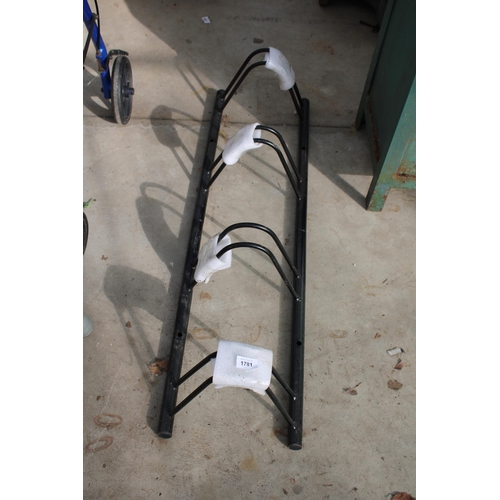 1781 - A FOUR SECTION METAL BIKE RACK