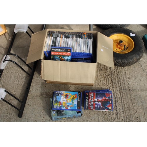 1827 - A LARGE ASSORTMENT OF PLAYSTATION 2 GAMES