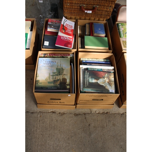 1856 - A LARGE ASSORTMENT OF VARIOUS HARDBACK AND PAPERBACK BOOKS