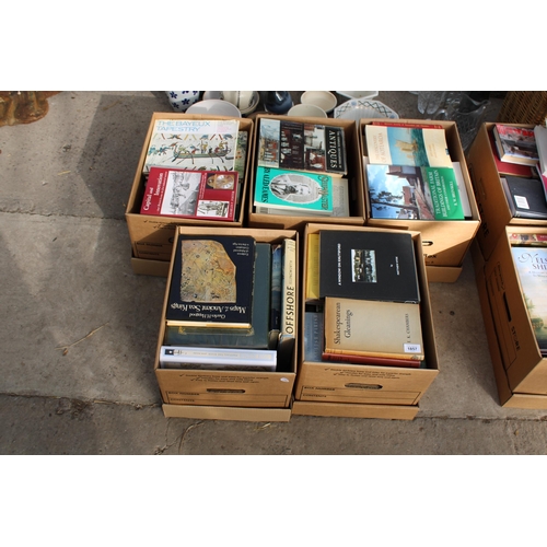 1857 - A LARGE ASSORTMENT OF VARIOUS HARDBACK AND PAPERBACK BOOKS