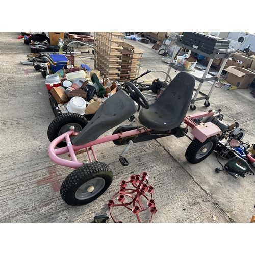 2033 - A LARGE CHILDS PEDAL GO-KART