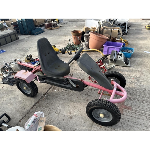 2033 - A LARGE CHILDS PEDAL GO-KART