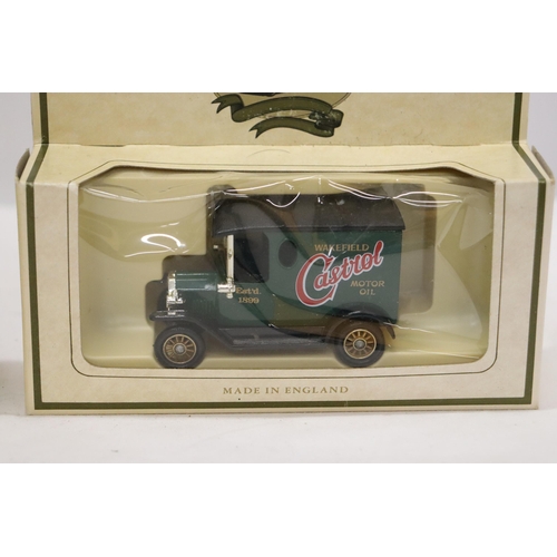 986 - FOUR DIE-CAST ADVERTISING VANS PLUS A WADDINGTON'S JACK STRAWS GAME