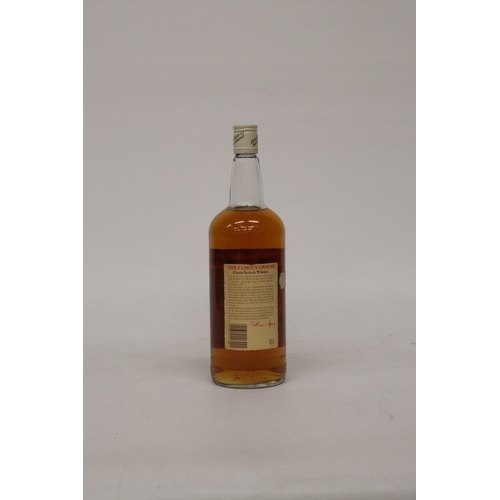 326 - A 1.13CL BOTTLE OF FAMOUS GROUSE FINEST SCOTCH WHISKY