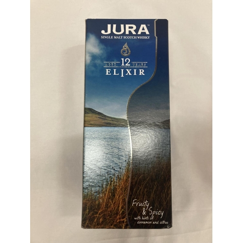 312 - A BOTTLE OF JURA ELIXIR 12 YEAR OLD MALT WHISKY