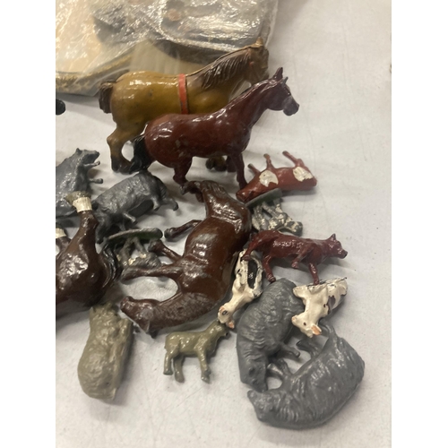 180A - A COLLECTION OF VINTAGE METAL ANIMALS