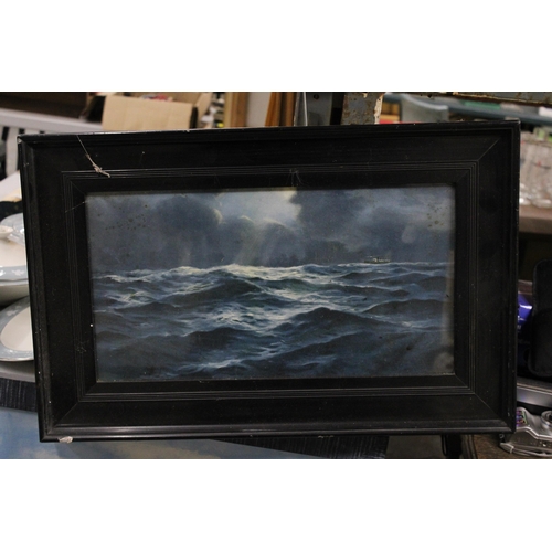 1196 - TWO PRINTS OF SEASCAPES SCENES