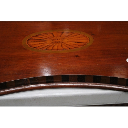 39A - A VICTORIAN INLAID MAHOGANY TRAY