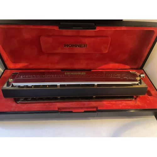 78 - A HOHNER CHROMONICA 280C HARMONICA WITH ORIGINAL CASE