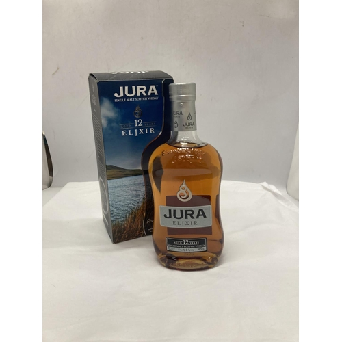 312 - A BOTTLE OF JURA ELIXIR 12 YEAR OLD MALT WHISKY