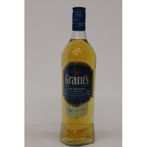 320 - A 70CL BOTTLE OF GRANTS CASK EDITION NO.1 WHISKEY