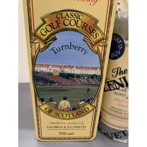 459 - THE GLENLIVET AGED 12 YEARS CLASSIC GOLF COURSES OF SCOTLAND TUNBERRY, 750ML IN ORIGINAL WRAPPING AN... 